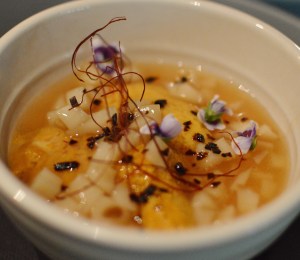 Chawanmushi w lotus root & sea urchin