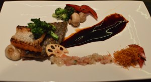 Teppan Barramundi w herb teriyaki sauce