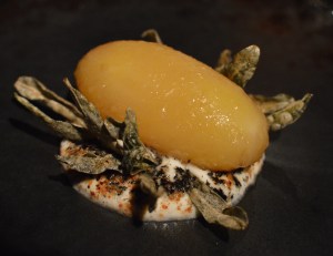 A simple dish of Potato cooked in the earth it was grown