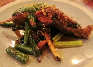 Milly Hill lamb ribs w chilli jam & basil